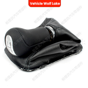Pomo de Palanca de Cambios de Cuero Paoauto de 5 Velocidades para Toyota Corolla Avensis, Palanca de Cambios Ergonómica con Pomo Integrado - Product Image 4