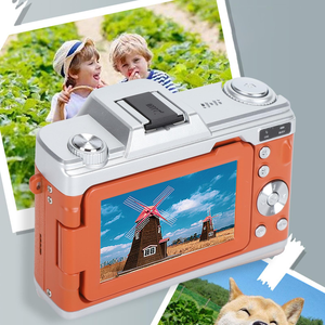 48 <span class=keywords><strong>MP</strong></span> 4K HD Video Retro Cámara digital 180 ° IPS Flip Pantalla táctil Pantalla de 3,0 pulgadas Luz LED para grabación de <span class=keywords><strong>YouTube</strong></span> Compatible con SD - Product Image 3