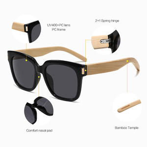 Nuevas Gafas de Sol Clásicas con Marco Cuadrado, Unisex, Protección UV400, Marco de PC, Lentes Negros, Protección Solar, Moda, Viajes - Product Image 3