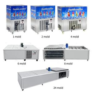 Machine à Popsicle à crème glacée de haute qualité Popsicle Ice Lolly Making Machine 2 Mold Commercial Popsicle Machine pour l'Afrique du Sud - Product Image 2