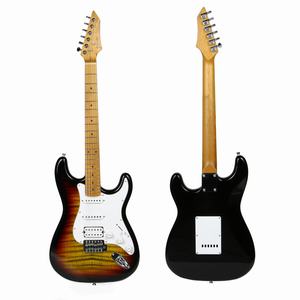 Guitare électrique professionnelle Deviser L-G2S-&1, manche en érable torréfié, finition brillante, entièrement fermée, cutaway, 6 cordes - Product Image 3