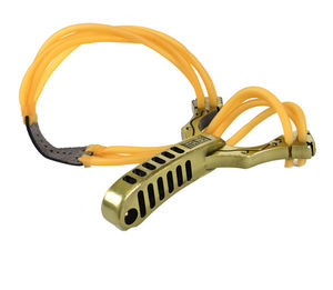 Fionda in metallo 8 fili lucidatura atletica all'aperto giocattolo nostalgico caccia atletica espulsione elastico fionda giocattoli - Product Image 4