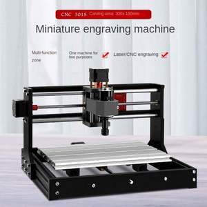 REALMAX Cnc 3020 Pro Max Ahşap Router 3040 3d Ahşap Oyma Makinesi Çok Satan DIY CNC 3018 Pro Mini Pdj <span class=keywords><strong>3</strong></span> Eksenli 2'si 1 Arada T8 Vida - Product Image 5