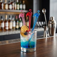 Agitateurs à cocktail en plastique en gros, robustes, de qualité alimentaire, sans BPA, légers et haut de gamme pour banquets et bars en extérieur
