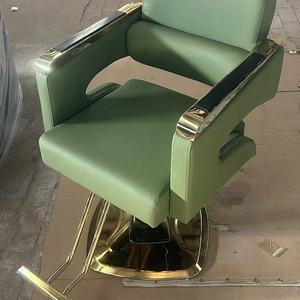 Sillón de Barbería de Alta Gama con Tapicería Resistente y Elevación Hidráulica - Product Image 3