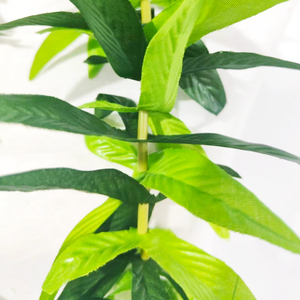 Artificial Silk Maile Leaf Long Lei KN-hl028 180CMFestival Plants <strong>Wreath</strong> for Dance Party Aloha Party Necklace Summer Beach - Product Image 5