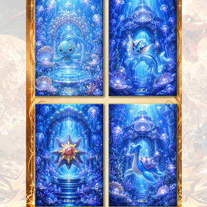 สมุดใส่การ์ดสะสมโปเกมอนลายจีนโบราณ ฉลองครบรอบ 30 ปี พร้อมซองใส่การ์ด สำหรับเกมกระดาน - Product Image 4