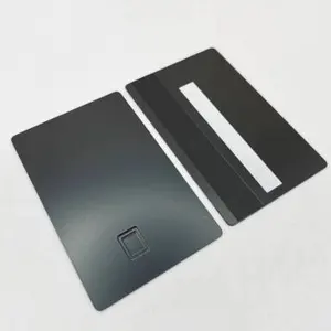0.80 biểu tượng tùy chỉnh rewritable nhiều matt hoàn thành màu đen đồng bằng id PVC NFC thẻ