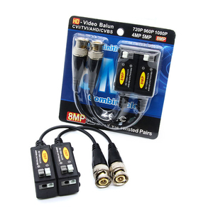 Accesorios de Seguridad, <span class=keywords><strong>Balun</strong></span> de <span class=keywords><strong>Video</strong></span> CCTV <span class=keywords><strong>UTP</strong></span> HD de 8MP para Cámaras CCTV Analógicas AHD HD-TVI HD-CVI, 1 Canal, Pasivo, Par BNC - Product Image 6