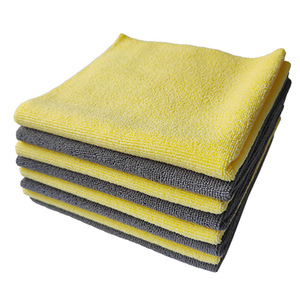 Toalla de microfibra de uso diario de 300GSM, 40x40 cm, para limpieza de autos, encerado y revestimiento cerámico. - Product Image 4