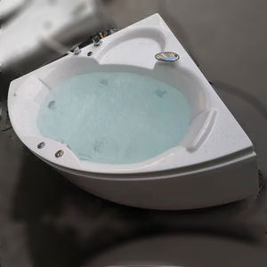 Bañera <span class=keywords><strong>de</strong></span> hidromasaje triangular en forma <span class=keywords><strong>de</strong></span> abanico, <span class=keywords><strong>de</strong></span> acrílico, doble, para adultos, pequeña, para esquina <span class=keywords><strong>de</strong></span> apartamento, con temperatura constante, para uso doméstico. - Product Image 3