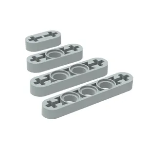 Pièces de blocs de construction scientifiques et technologiques pour petites particules 32449 compatibles avec Technic Brick 41677 Double trou transversal mince