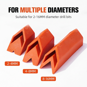 Afilador de brocas de plástico naranja con piedras abrasivas reemplazables para herramientas de bricolaje, envío directo - Product Image 3
