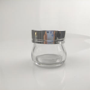 Frascos Cosméticos Modernos de Vidrio Transparente con Tapas, Forma Esférica, Doble Pared Gruesa, 50ml y 100ml, para Lociones y Cremas Faciales y Corporales - Product Image 4