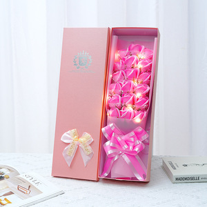 ช่อดอกไม้สบู่ 18 ดอก สำหรับวันวาเลนไทน์ งานเทศกาล ของขวัญ ของฝาก ช่อดอกไม้ประดิษฐ์ทำมือ - Product Image 5