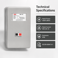 Interrupteur magnétique de démarreur SPX SMS-T80 45 kW pour compresseurs d'air – Meilleur prix – Démarreurs de moteur avec protection contre les surcharges