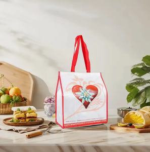 Thermal Eco-Friendly Cooler Bag with Custom Logo Silk Screen Printing Non-Woven Coffee Juice <b>Lunch</b> Grocery <b>Backpack</b> - Product Image 1