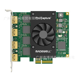 Tarjeta de Captura de Video Magewell Pro Capture Quad HDMI de 4 Canales, 2K30Hz, PCI Express 2.0 - Product Image 1