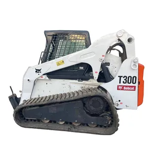 Piccolo Bobcat T300 usato Skid Steer Track Loader buona macchina mantenuta macchine edili di alta qualità