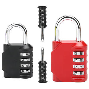 カスタマイズされた4位置亜鉛合金40mm長短ビーム機械アンチピープコンビネーションロックジムキャビネット荷物南京錠 - Product Image 4