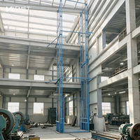 Vertikaler Lastenaufzug, Hydraulischer Wandmontierter Fracht-Aufzug für Keller, Kleiner Güteraufzug