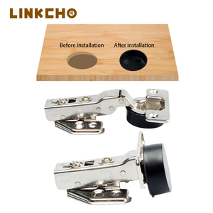 Bouchon de <span class=keywords><strong>trou</strong></span> de charnière étanche LINKCHO 35 mm pour armoires de cuisine et de salle à manger, en plastique écologique et durable - Product Image 2