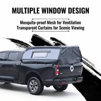 Pickup-Truck-Überdachung mit Dachzelt Wetterfestes Campingzelt für Pickup-Truck Overland Outdoor Camping