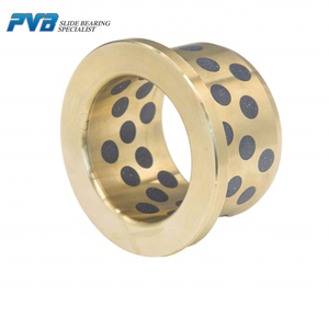 SOBB Oilless Thrust <strong>Bushes</strong> <strong>Guiding</strong> Bearing, MPGZ Oil Free Copper Alloy Bushing, CuZn25Al5Mn4Fe3 Bronze Graphite <strong>Bush</strong> Bearing - Product Image 2