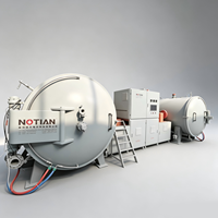 2500 ° Four de frittage pour le traitement thermique sous protection à l'argon par induction sous vide en poudre métallurgique pour les pièces en carbure de bore et en tungstène
