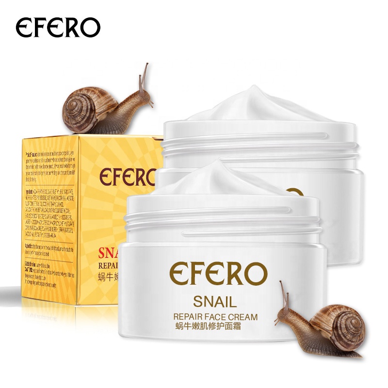Крем для лица Efero с экстрактом улитки, отбеливание кожи, уход за кожей, против морщин, увлажняющий питательный восстанавливающий коллагеновый крем для лица