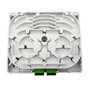FTTH SC FC 4 puertos de escritorio pequeño Ftth Roset 2 puertos 4 puertos caja de terminales de pared de fibra óptica caja de roseta de placa frontal de fibra óptica - Product Image 4