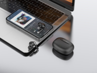 Écouteurs sans fil intra-auriculaires TWS Techancy 2025 avec logo personnalisé, autonomie de 3 à 5 heures, étanches et à écran tactile