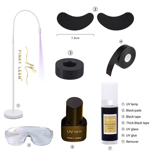 Pinky leem Custom <b>Uv</b> <b>Led</b> Lash Lamp Kits Lash Extensions <b>Uv</b> Glue Curing <b>Led</b> Lash Light for Eyelashes Extensions <b>Uv</b> Lamp - Product Image 6