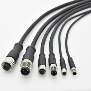 IP67 étanche M5 M8 M12 2 3 4 5 broches câblage industriel électrique mâle femelle prise de câble faisceau de câblage connecteurs circulaires - Product Image 4