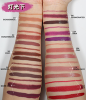 Kit de rouge à lèvres liquide mat 3 en 1 cosmétique longue durée personnalisé de marque privée et ensemble de crayon à lèvres vente en gros