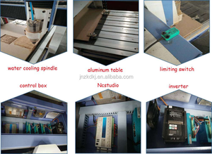 6090 Einspindel-CNC-Fräsmaschine mit Drehachse für <span class=keywords><strong>3D</strong></span>-Gravur in Werbung, Holz und Acryl mit Mach3-Steuerungssystem - Product Image 2