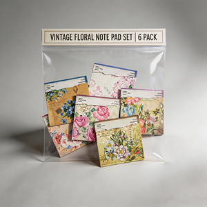 SK Sheng Kang Packaging Custom Floral Memo <b>Pads</b> Vintage Style Colorful No Adhesive - Product Image 2