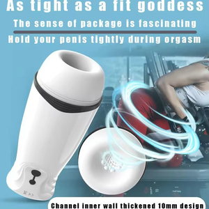 Nuevo Masturbador Masculino Eléctrico de 4 Bandas con Succión Inteligente, Vibrador, Copa de Masturbación, Juguetes Sexuales para Hombres - Product Image 6