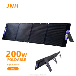 แผงโซลาร์พับได้ 4 ตอน 200w แบบพกพา พร้อมพอร์ต USB Type-C กันน้ำ IP65 ใช้งานได้ทันที - Product Image 6