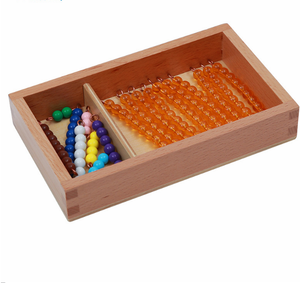 Material Montessori para enseñanza, juguetes educativos, barras de cuentas para tablero de adolescentes, Material de matemáticas, venta al por mayor - Product Image 1
