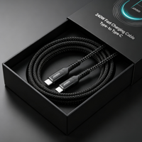 Cable USB C a USB C de Carga Rápida de 240 W y 5 A, con Trenzado de Nailon, USB 4, 40 Gbps, 48 V, Transferencia de Datos de Alta Velocidad, Precio al por Mayor