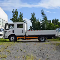 Camion léger JMC Chine, double cabine, conduite à gauche, camion cargo JX1054TG2 en promotion