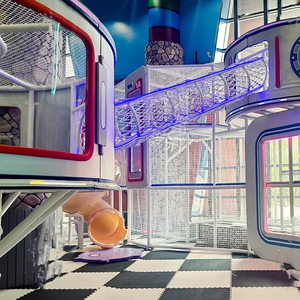 Juegos de Juego Interior Personalizados de Alta Calidad con Equipamiento de Acero y Paneles Interactivos para Escalar para Niños - Product Image 2