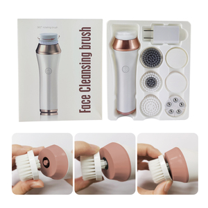 Waterproof Silicone Facial Cleansing Brush Deep Pore Cleansing Exfoliating <b>Face</b> <b>Scrubber</b> - Product Image 1