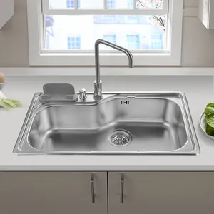 Customized Good Quality Pearl Finishing Stainless Steel Kitchen Sinks