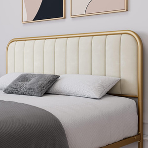 Cross-border wrought iron <b>bed</b>, reinforced and thickened, <b>double</b> luxury Nordic style master bedroom, Instagram-worthy minimalist - Product Image 3