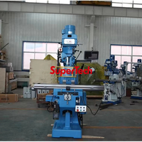 SuperTech X6325 Fraiseuse verticale à tourelle CNC à broche unique GSK pour composants de moteur métalliques usagés en Chine