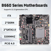 Mini ITX B660 para Ensambles Personalizados de Negocios, Estaciones de Trabajo para Gaming y Plataformas de Oficina, Soluciones SFF para Intel de 12.ª Generación con Rendimiento Potente
