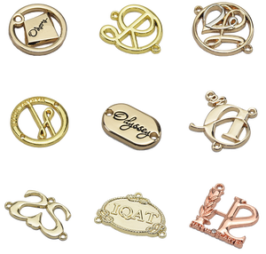 Logotipo de metal de marca disponible popular de alta calidad/etiqueta de metal de diseño personalizado para bolsos y bolsos - Product Image 5