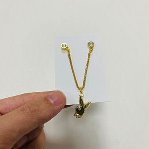 Insigne personnalisé pour casquette en émail avec cadre en diamant Épingles San <span class=keywords><strong>Judas</strong></span> Épingle à chapeau de baseball avec pendentif à chaînes - Product Image 5